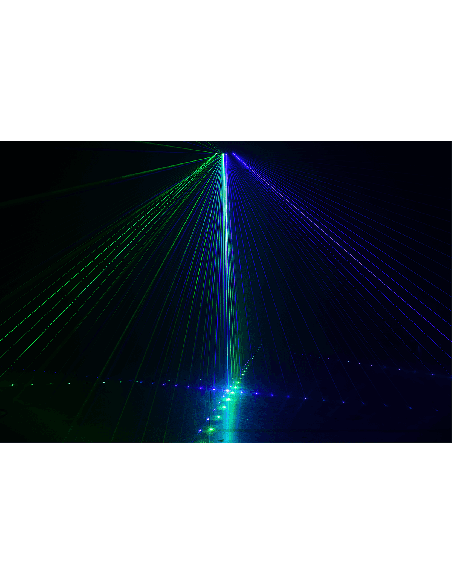ALGAM LIGHTING SPECTRUM SIX RGB – Laser RGB 6 faisceaux 260 mW – photo complémentaire 3