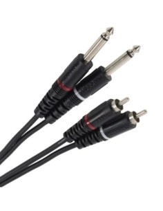 PLUGGER – Câble Bretelle RCA Mâle - Jack Mâle Mono 3m Easy