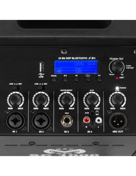 MAC MAH SC-1000 – Système de sonorisation colonne actif 1000 W avec DSP et Bluetooth 5.2 – photo complémentaire 4