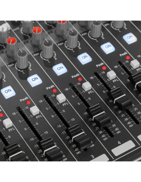 HPA PROMIX 10 UX – Console de mixage analogique 10 canaux avec USB, Bluetooth et DSP 24 effets – photo complémentaire 3