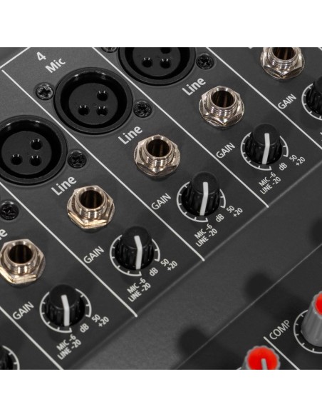 HPA PROMIX 10 UX – Console de mixage analogique 10 canaux avec USB, Bluetooth et DSP 24 effets – photo complémentaire 4