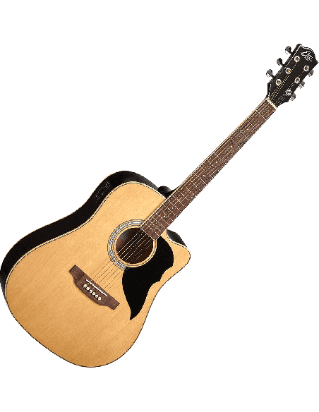 EKO RANGER6CW-EQ-NAT – Guitare électroacoustique Dreadnought cutaway électro Natural – photo complémentaire 1