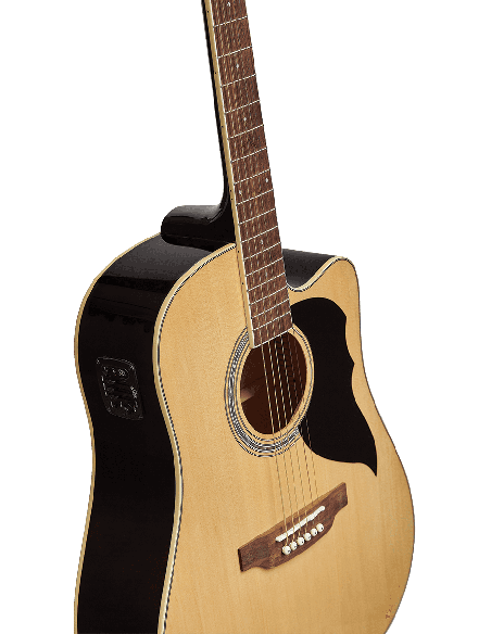 EKO RANGER6CW-EQ-NAT – Guitare électroacoustique Dreadnought cutaway électro Natural – photo complémentaire 2