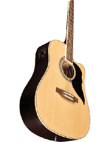 EKO RANGER6CW-EQ-NAT – Guitare électroacoustique Dreadnought cutaway électro Natural – photo complémentaire 3