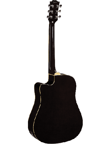 EKO RANGER6CW-EQ-NAT – Guitare électroacoustique Dreadnought cutaway électro Natural – photo complémentaire 4