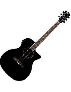 EKO NXT-A100CWE-BLK – Guitare électro-acoustique Auditorium Cutaway See Through Black 2