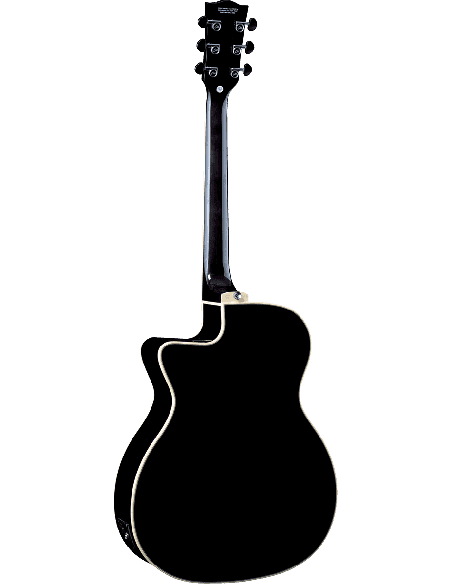 EKO NXT-A100CWE-BLK – Guitare électro-acoustique Auditorium Cutaway See Through Black – photo complémentaire 3