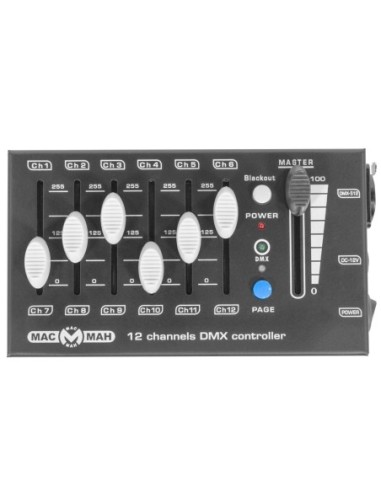 MAC MAH DMX-12 – Console DMX 12 canaux – photo complémentaire 1