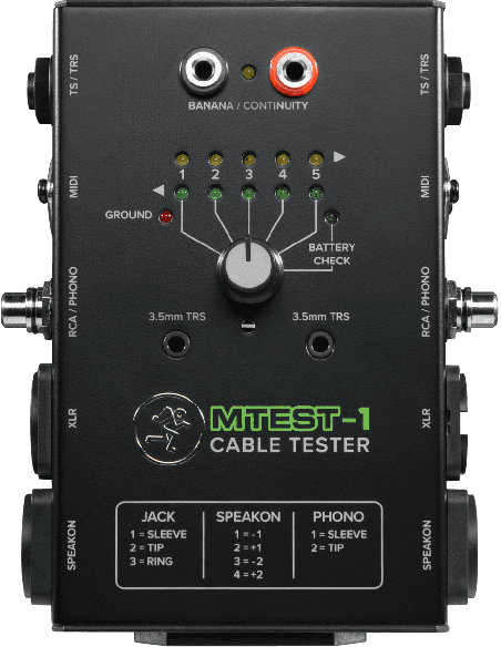 MACKIE MTEST-1 – Testeur de câble – photo complémentaire 2
