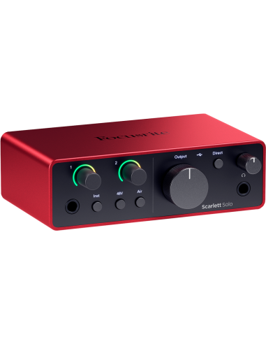 FOCUSRITE SCARLETT4-SOLO-STUDIO – Pack carte son 2 in 2 out USB-C avec micro et casque et – photo complémentaire 3