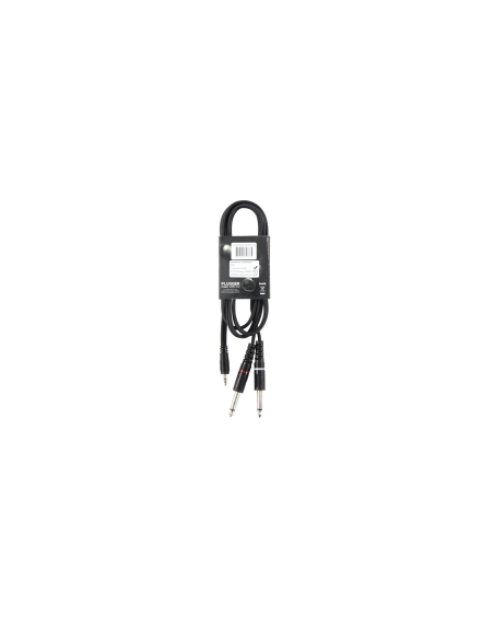 PLUGGER – Câble Y Mini Jack Mâle Stéréo - Jack Mâle Mono 1.50m Easy – photo complémentaire 1
