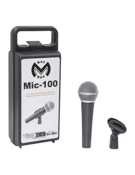 MAC MAH – MIC 100 - Micro dynamique pour chant ou discours – photo complémentaire 2