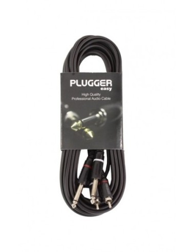 PLUGGER CÂBLE BRETELLE RCA MÂLE – Jack Mâle Mono 6m Easy – photo complémentaire 1