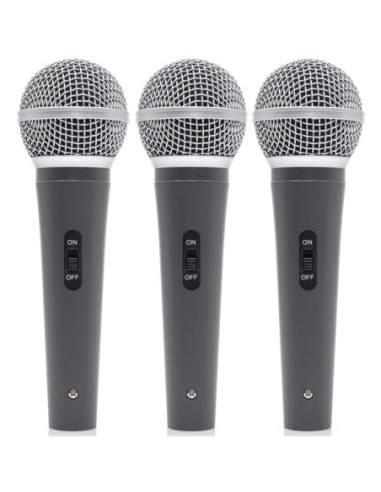 MAC MAH MIC 300 – Ensemble de 3 microphones dynamiques – photo complémentaire 1