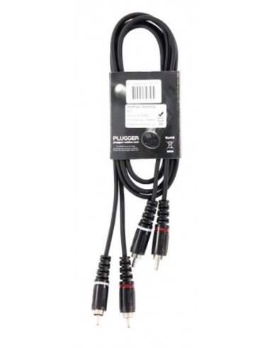 PLUGGER CÂBLE BRETELLE RCA MÂLE – RCA Mâle 1.50m Easy - Câble RCA RCA – photo complémentaire 2