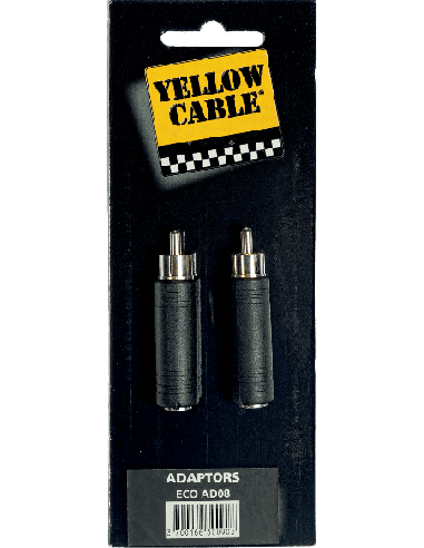 YELLOW CABLE AD08 – Adaptateur RCA mâle vers jack mono femelle – photo complémentaire 1