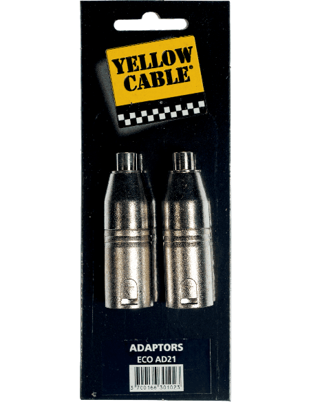 YELLOW CABLE AD21 – Adaptateur RCA femelle vers XLR mâle – photo complémentaire 1