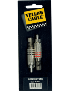 YELLOW CABLE RCA01 – Prise RCA mâle nickel 2