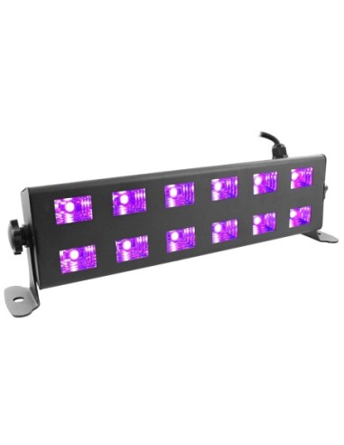 BOOMTONE DJ UV LED BAR 12X1W – Lumière noire – photo complémentaire 1