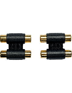 YELLOW CABLE AD15 – Adaptateur 2 RCA femelle vers 2 RCA femelle