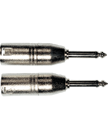 YELLOW CABLE AD25 – Adaptateur Jack mono mâle/XLR mâle