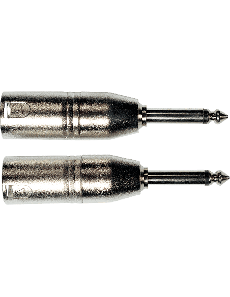 YELLOW CABLE AD25 – Adaptateur Jack mono mâle/XLR mâle