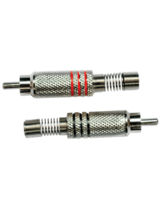 YELLOW CABLE RCA01 – Prise RCA mâle nickel
