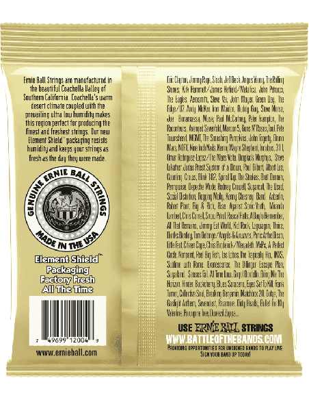 ERNIE BALL – CEB 2004 - Jeux - light 11-15-22w-30-42-52 - corde pour Guitare acoustique – photo complémentaire 1