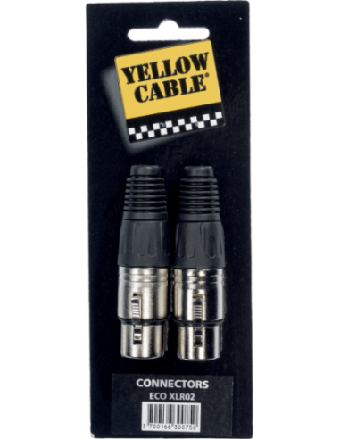 YELLOW CABLE XLR02 – Prise XLR femelle – photo complémentaire 1