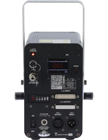 ALGAM LIGHTING SPECTRUM1500RGB+ – Laser d’animation 1500 mW sur batterie avec contrôle – photo complémentaire 3