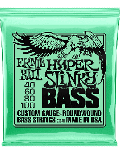 ERNIE BALL CEB 2841 – Jeux de cordes pour basses Hyper slinky 40-60-80-100