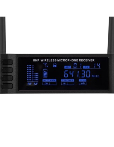 MAC MAH UHF 1000 M – Micro sans fil UHF main cardioïde avec récepteur True Diversity – photo complémentaire 3
