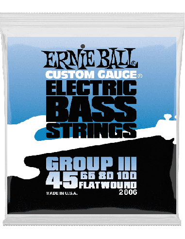 ERNIE BALL CEB 2806 – Jeu de cordes pour basse électrique Group III 45-65-80-100