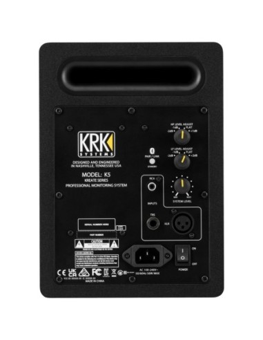 KRK KREATE 5 – Enceinte de Monitoring Compacte Bluetooth 160W (à l’unité) – photo complémentaire 2