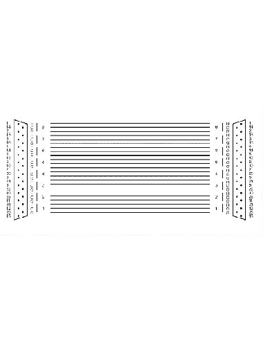 CORDIAL CFD3DDA – Multipaires de studio brochage analogique - Sub-D/Sub-D analo - 3m – photo complémentaire 1