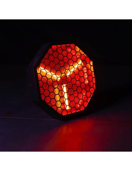 MAC MAH AMBER-O – Projecteur LED vintage ambre & RGB pour scène et déco – photo complémentaire 3