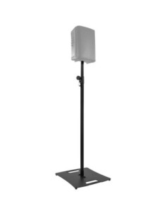 PLUGGER ST240 – Support noir pour enceinte ou éclairage à embase carrée 2