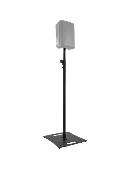 PLUGGER ST240 – Support noir pour enceinte ou éclairage à embase carrée – photo complémentaire 1