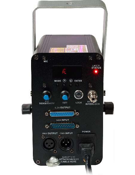 ALGAM LIGHTING SPECTRUM1000PINK – Laser d'animation monocouleur rose 1000mW – photo complémentaire 2