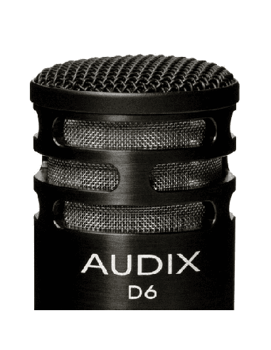 AUDIX D6 – Microphone instrument dynamique cardioïde pour grosses caisses – photo complémentaire 1