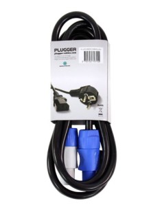 PLUGGER – câble d'alimentation powercon mâle - male 1.8m elite 2