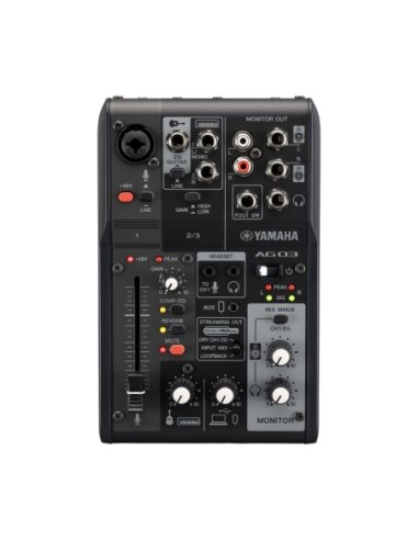 YAMAHA AG03MK2 – Console de mixage analogique avec interface audio usb – photo complémentaire 1