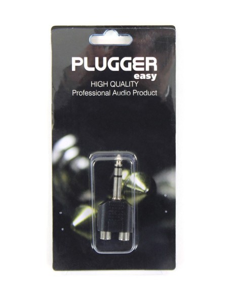 PLUGGER ADAPTATEUR RCA FEMELLE STÉRÉO – jack mâle stéréo easy – photo complémentaire 2