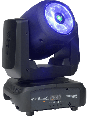 MHE60 – Lyre WASH LED 6 x 15W RGBW et laser vert 200mw – photo complémentaire 3