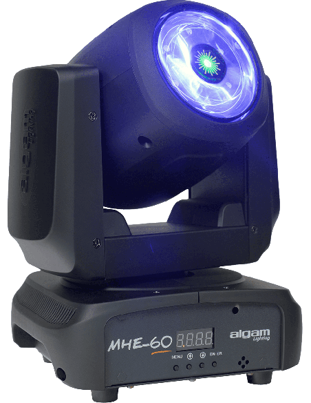 MHE60 – Lyre WASH LED 6 x 15W RGBW et laser vert 200mw – photo complémentaire 3