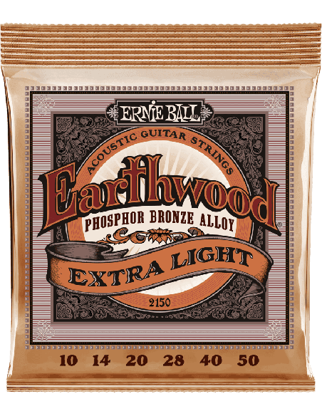 ERNIE BALL – CEB 2150 Jeux - Extra light 10-14-20w-28-40-50 pour guitare acoustiques