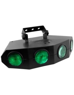BOOMTONE DJ QUATTRO MOON – Jeu de lumières à LEDs RGBWA multifaisceaux type MoonFlower 2