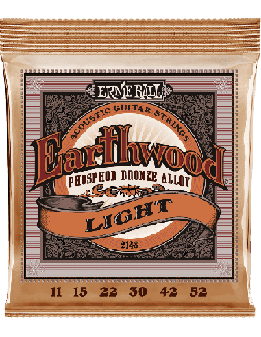 ERNIE BALL – CEB 2148 Jeux - Light 11-15-22w-30-42-52 pour guitare acoustique