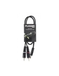 PLUGGER – Câble Y mini jack mâle stéréo - RCA mâle 0.60m Easy 2
