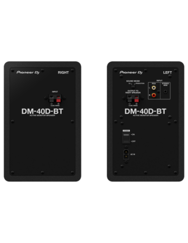 PIONEER DJ DM-40D-BT – Enceinte de monitoring Bluetooth (la paire) – photo complémentaire 1